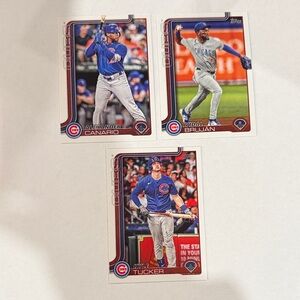 Topps Chicago Cubs Player Cards - 2025